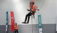 Karatay'da uzmanlık eğitimi. Ekipler yükseklerde çalışıyor
