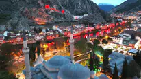 Dünya mirası Harşena Dağı ve Yalıboyu Evleri’ne yeni ışıklandırma