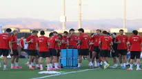 A Milli Futbol Takımı, ABD maçı hazırlıklarına devam etti