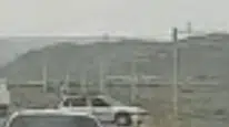 Tırlardan korktu şarampole yuvarlandı