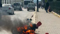 Elektrikli bisiklet yanar mı: Canını zor kurtaran sürücü kayıplara karıştı