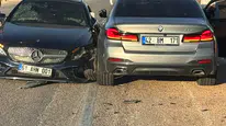 Konya'da lüks otomobilleri pert eden kaza: 6 kişi yaralandı