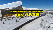 Konya'nın Kuş Yuvası kış uykusuna yattı: Yollar kapandı