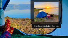 Konya'da kamp yapmak isteyen çadırını kapıp buralara geliyor