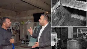 Nar ekşisi imalathanesinde mide bulandıran manzara