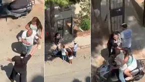 Kızını sokakta bıçakla kovalayan anne gözaltında