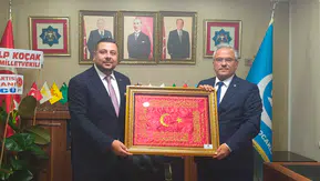 MHP Konya İl Teşkilatı'ndan Mehmet İlkerli'ye tebrik ziyareti
