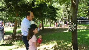 Konya'da 55 bin öğrenci Kozağaç'ta kurulan oyun kampında