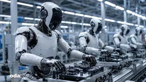 O fabrikaları artık yürüyen ve konuşan robotlara emanet