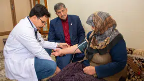 Konya'da Kampüsten Mahalleye İyilik Sağlık Hareketi sürüyor