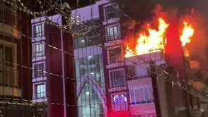 O dairede yaşlı bir çift oturuyordu: Konya'da apartmandan alevler yükseldi