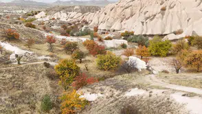 Kapadokya'da renk cümbüşü: Kartpostallık manzara