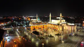 Konya ışıl ışıl oldu. Şehir ziyaretçilerini gece de mest edecek