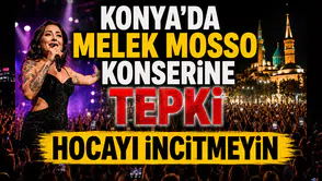 Konya'da Melek Mosso konserine tepki: Hocayı İncitmeyin