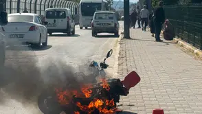 Elektrikli bisiklet yanar mı: Canını zor kurtaran sürücü kayıplara karıştı