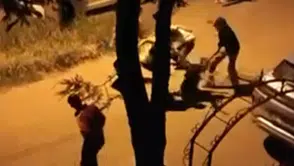 İki grup arasındaki bıçaklı kavga: "Polis" diye bağırdılar