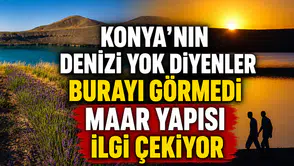 Konya'nın denizi yok diyenler burayı görmedi: Maar yapısı ilgi çekiyor