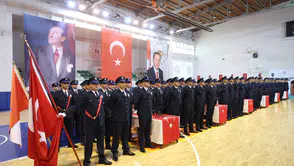 Konya POMEM'de mezuniyet heyecanı: 169 Polis adayı kep attı
