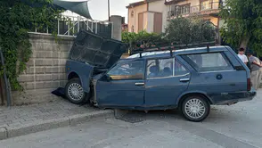 Konya'da ehliyetsiz çocuk sürücünün karıştığı kazada 2’si çocuk 5 kişi yaralandı