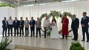 Konya'da Hekimoğlu ve Devret ailesinin mutlu günü