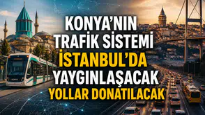 Konya'nın trafik sistemi İstanbul'da yaygınlaşacak: Yollar donatılacak