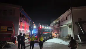 Konya’da iş yerinde yangın paniği