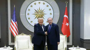 Cumhurbaşkanı Erdoğan, ABD Başkanı Trump’ı törenle karşıladı