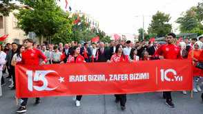 Konya, “İrade Bizim, Zafer Bizim” dedi: Coşkulu yürüyüş