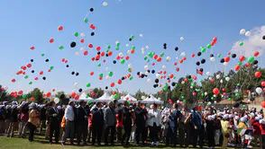 Konya'da unutulmaz etkinlik: Balonlar, Gazzeli çocuklar için havalandı