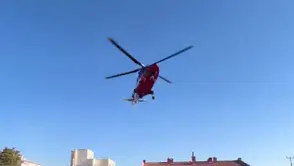 Kalp krizi geçiren hasta, hava ambulansıyla Konya'ya sevk edildi