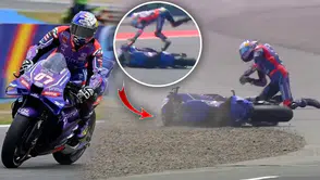 Toprak Razgatlıoğlu'nun omzu çıktı: MotoGP’de korkutan kaza