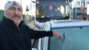 Eksi 7 derecede araçların camları dondu