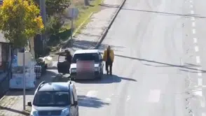 Ehliyetsiz sürücünün akıl almaz planını dron böyle bozdu