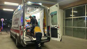 Konya plakalı araç Karaman'da domuza çarptı