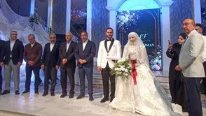 Koçak ve Dursun ailelerinin mutlu günü
