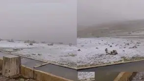 Konya’da bu konuma mevsimin ilk karı düştü: Yayla beyaza büründü