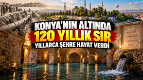 Konya’nın altında 120 yıllık sır: Yıllarca şehre hayat verdi