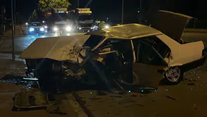 Konya’da iki otomobil çarpıştı: Meram'daki kazada 5 yaralı var