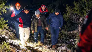 Konya’da dağda mahsur kalan 4 turist kurtarıldı
