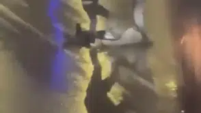 Cadde ortasında dehşet anları