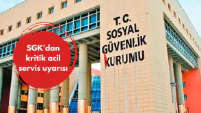 SGK'dan kritik acil servis uyarısı