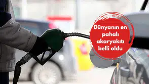 Dünyanın en pahalı akaryakıtı belli oldu