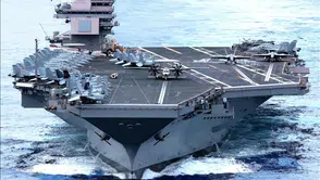 ABD'nin en büyük uçak gemisi "USS Gerald R. Ford" Kızıldeniz'de