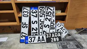 Plaka basım atölyesinde sıra var mı? Bu plakaları takanlara 140 bin TL ceza