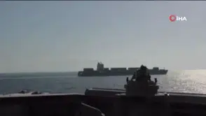 ABD ordusu yayınladı: İran bandıralı kargo gemisi böyle vuruldu
