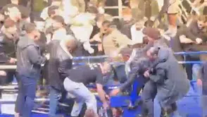 Türk ve Rus boksörlerin kavgasında ortalık savaş alanına döndü