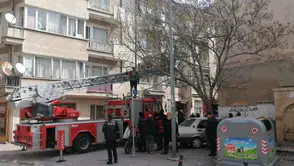 Konya'nın merkezinde yangın: Yabancı uyruklu vatandaşlar mahsur kaldı