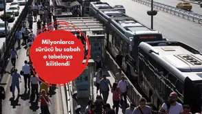 Milyonlarca sürücü bu sabah o tabelaya kilitlendi