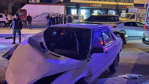 Konya'da film sahnelerini aratmayan kaza: 1 kişi yaralandı