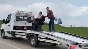 Sosyal medya etkileşimi uğruna: Müşterisini çekici üzerinde traş etti